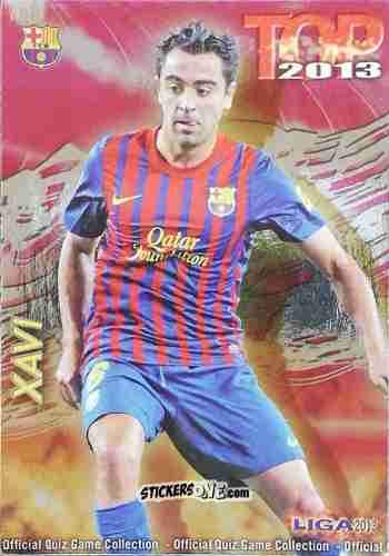 Sticker Xavi - Campeonato Nacional De Liga 2012-2013 n. 605 - Mundicromo