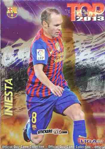 Cromo Iniesta - Campeonato Nacional De Liga 2012-2013 n. 614 - Mundicromo