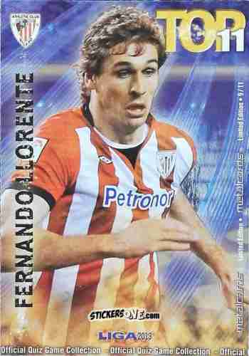 Figurina Llorente - Campeonato Nacional De Liga 2012-2013 n. T9 - Mundicromo