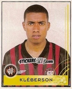 Cromo Kléberson - Campeonato Brasileiro 2001 n. 316 - Panini