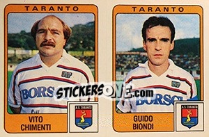 Figurina Vito Chimenti / Guido Biondi - Calciatori 1984-1985 n. 473 - Panini