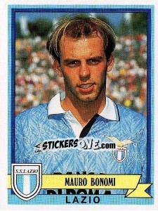 Figurina Mauro Bonomi - Calciatori 1992-1993 n. 195 - Panini