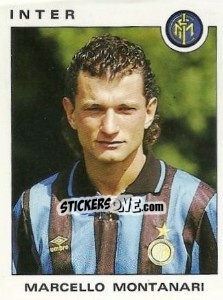 Cromo Marcello Montanari - Calciatori 1991-1992 n. 166 - Panini
