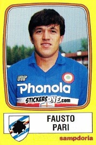 Cromo Fausto Pari - Calciatori 1985-1986 n. 229 - Panini