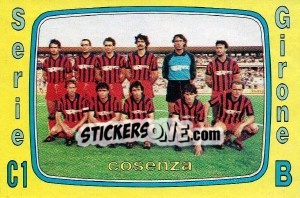 Cromo Squadra Cosenza - Calciatori 1985-1986 n. 571 - Panini