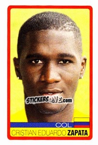 Cromo Cristian Eduardo Zapata - Copa América. Venezuela 2007 n. 255 - Panini