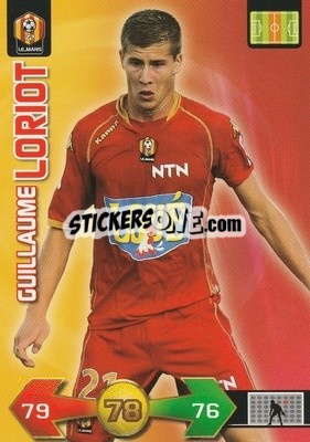 Figurina Guillaume Loriot - FOOT 2009-2010. Adrenalyn XL n. 85 - Panini