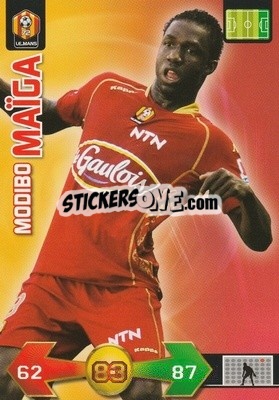 Figurina Modibo Maiga - FOOT 2009-2010. Adrenalyn XL n. 91 - Panini