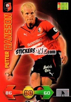 Cromo Petter Hansson - FOOT 2009-2010. Adrenalyn XL n. 288 - Panini