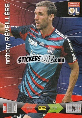 Figurina Anthony Reveillere - FOOT 2010-2011. Adrenalyn XL n. 111 - Panini
