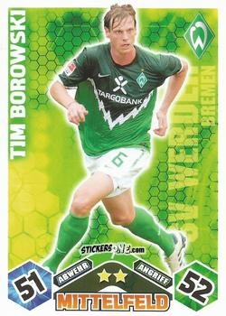 Figurina Tim Borowski - German Football Bundesliga 2010-2011. Match Attax n. 7 - Topps