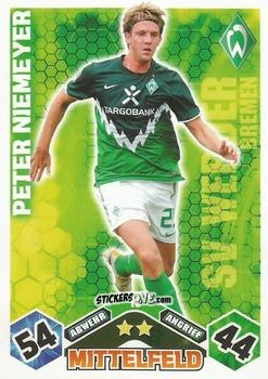 Cromo Peter Niemeyer - German Football Bundesliga 2010-2011. Match Attax n. 13 - Topps