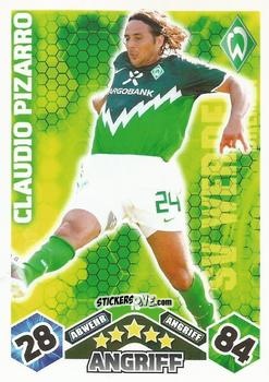 Sticker Claudio Pizarro - German Football Bundesliga 2010-2011. Match Attax n. 15 - Topps