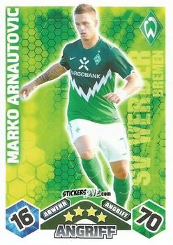 Cromo Marko Arnautovic - German Football Bundesliga 2010-2011. Match Attax n. 17 - Topps