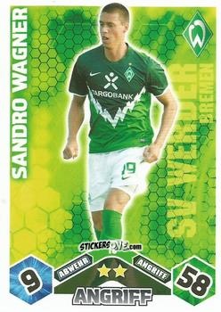 Sticker Sandro Wagner - German Football Bundesliga 2010-2011. Match Attax n. 18 - Topps