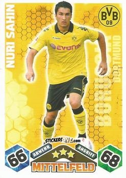 Sticker Nuri Sahin - German Football Bundesliga 2010-2011. Match Attax n. 27 - Topps