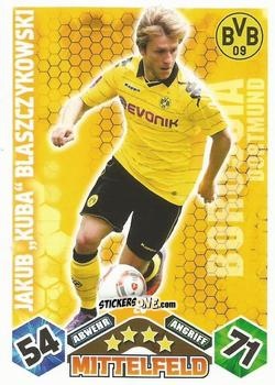 Sticker Jakub Blaszczykowski - German Football Bundesliga 2010-2011. Match Attax n. 28 - Topps