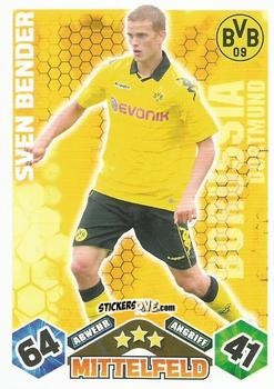 Figurina Sven Bender - German Football Bundesliga 2010-2011. Match Attax n. 32 - Topps