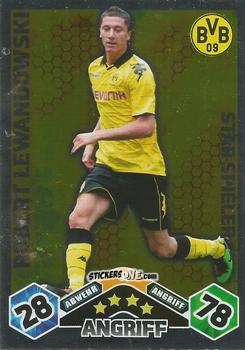 Sticker Robert Lewandowski - German Football Bundesliga 2010-2011. Match Attax n. 33 - Topps