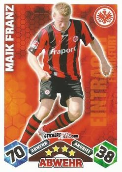Sticker Maik Franz - German Football Bundesliga 2010-2011. Match Attax n. 39 - Topps