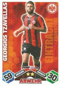 Sticker Georgios Tzavellas - German Football Bundesliga 2010-2011. Match Attax n. 44 - Topps