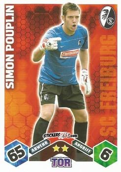 Figurina Simon Pouplin - German Football Bundesliga 2010-2011. Match Attax n. 55 - Topps