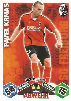 Cromo Pavel Krmas - German Football Bundesliga 2010-2011. Match Attax n. 56 - Topps