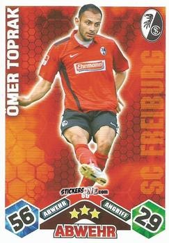Sticker Ömer Toprak - German Football Bundesliga 2010-2011. Match Attax n. 60 - Topps