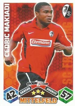 Cromo Cedrick Makiadi - German Football Bundesliga 2010-2011. Match Attax n. 69 - Topps