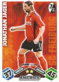 Cromo Jonathan Jäger - German Football Bundesliga 2010-2011. Match Attax n. 70 - Topps