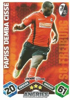 Cromo Papiss Demba Cissé - German Football Bundesliga 2010-2011. Match Attax n. 71 - Topps