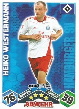 Sticker Heiko Westermann - German Football Bundesliga 2010-2011. Match Attax n. 74 - Topps