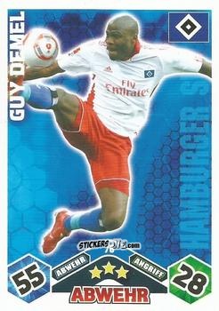 Cromo Guy Demel - German Football Bundesliga 2010-2011. Match Attax n. 76 - Topps