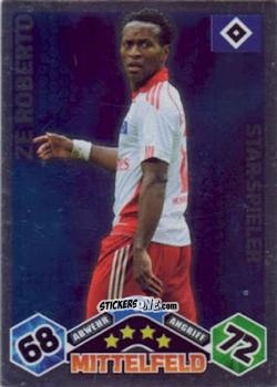 Cromo Zé Roberto - German Football Bundesliga 2010-2011. Match Attax n. 81 - Topps
