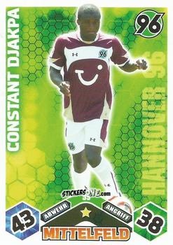 Sticker Constant Djakpa - German Football Bundesliga 2010-2011. Match Attax n. 99 - Topps