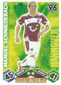 Cromo Manuel Schmiedebach - German Football Bundesliga 2010-2011. Match Attax n. 100 - Topps