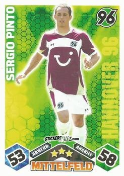 Figurina Sergio Pinto - German Football Bundesliga 2010-2011. Match Attax n. 102 - Topps