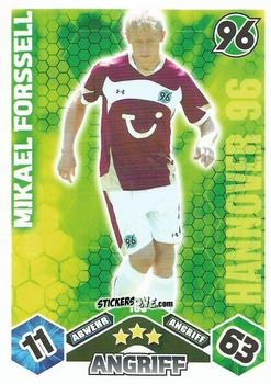 Sticker Mikael Forssell - German Football Bundesliga 2010-2011. Match Attax n. 105 - Topps