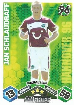 Sticker Jan Schlaudraff - German Football Bundesliga 2010-2011. Match Attax n. 107 - Topps