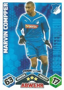 Cromo Marvin Compper - German Football Bundesliga 2010-2011. Match Attax n. 112 - Topps