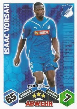 Sticker Isaac Vorsah - German Football Bundesliga 2010-2011. Match Attax n. 115 - Topps