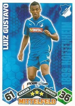 Figurina Luiz Gustavo - German Football Bundesliga 2010-2011. Match Attax n. 120 - Topps