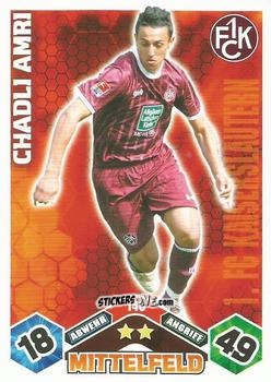 Sticker Chadli Amri - German Football Bundesliga 2010-2011. Match Attax n. 140 - Topps