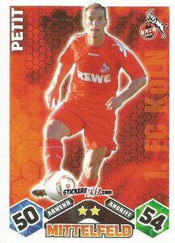 Sticker Petit - German Football Bundesliga 2010-2011. Match Attax n. 152 - Topps