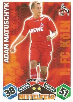Cromo Adam Matuschyk - German Football Bundesliga 2010-2011. Match Attax n. 153 - Topps