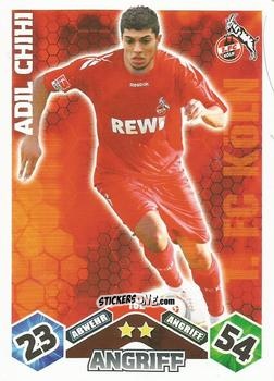 Figurina Adil Chihi - German Football Bundesliga 2010-2011. Match Attax n. 162 - Topps