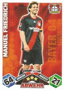 Sticker Manuel Friedrich - German Football Bundesliga 2010-2011. Match Attax n. 165 - Topps
