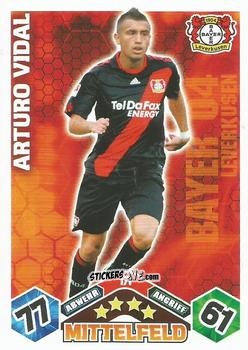 Cromo Arturo Vidal - German Football Bundesliga 2010-2011. Match Attax n. 171 - Topps