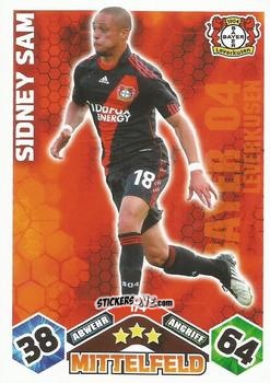 Figurina Sidney Sam - German Football Bundesliga 2010-2011. Match Attax n. 174 - Topps