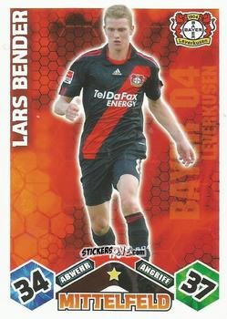 Figurina Lars Bender - German Football Bundesliga 2010-2011. Match Attax n. 175 - Topps